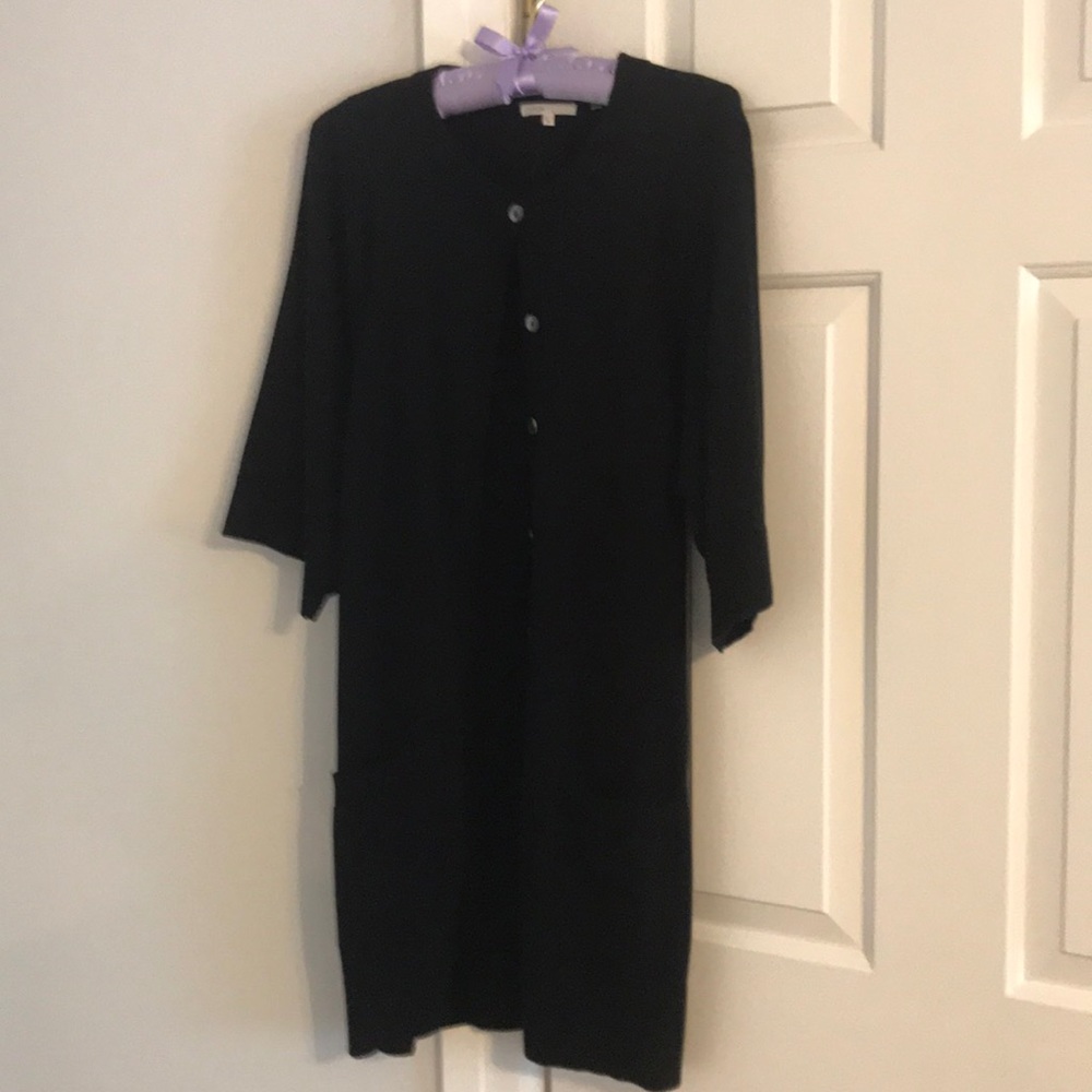 Vince tunic-style button-front cardigan